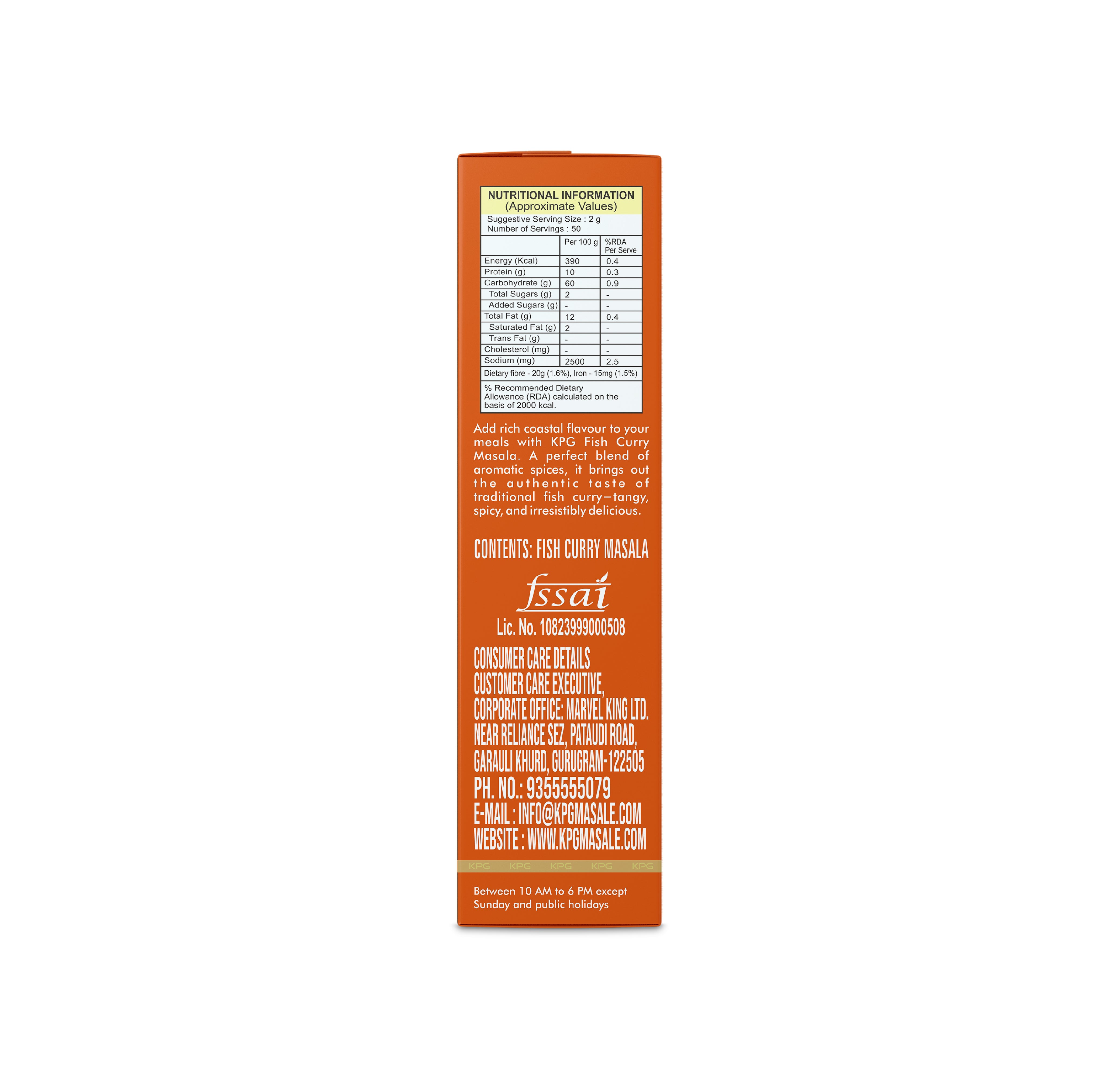 Fish Masala 50g