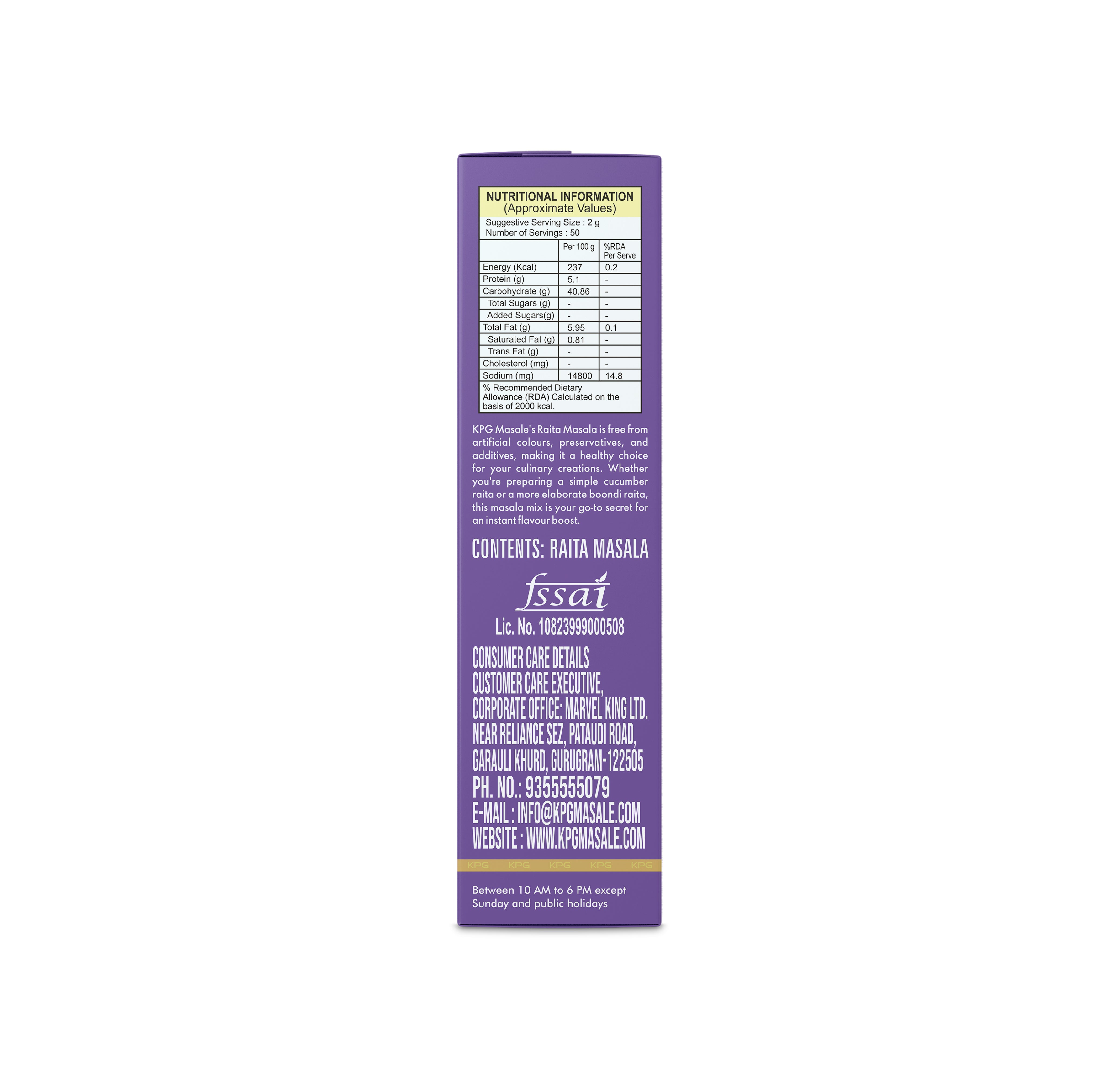 Raita Masala Powder 100g